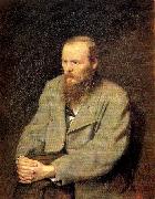 Perov, Vasily, Portrait of the Writer Fyodor Dostoyevsky